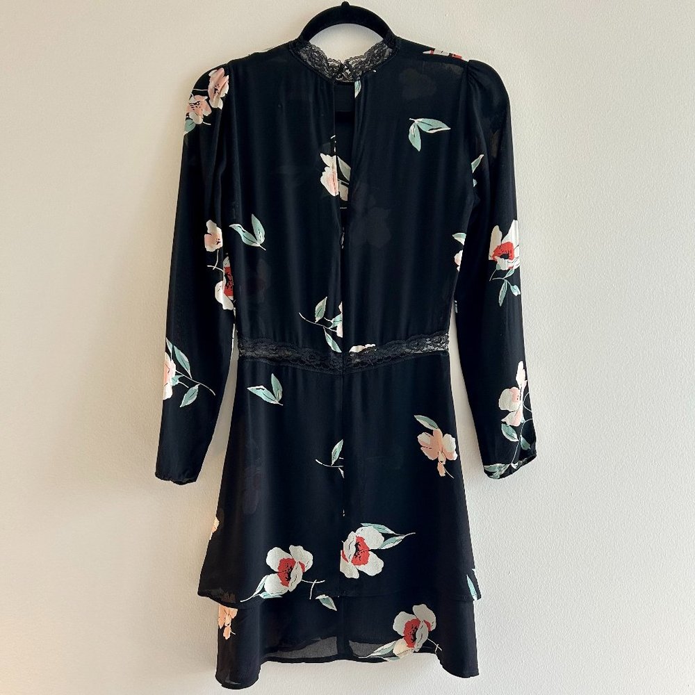 Reformation - Cocktail Dress, Size 0, floral pattern with lace - Picture 5 of 9